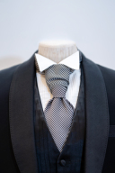 ブラックストライプネクタイ