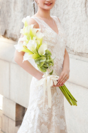 ホワイトカラーブーケ