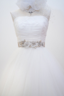 キラキラベージュリボン