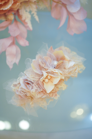 ベージュフワラーボンネ