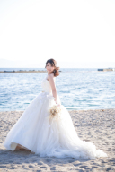 フワフワチュールドレス