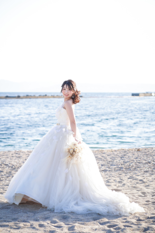 フワフワチュールドレス