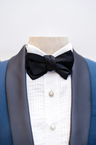 サテンカジュアル蝶ネクタイ