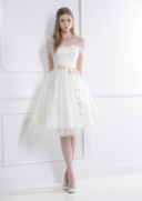 ウェディングドレス　ミニドレス