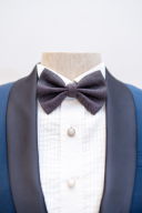 グレーデニム蝶ネクタイ