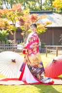 ピンク✖️紫　貝桶