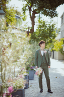 カーキタキシード