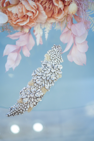 ビジューフラワーボンネ