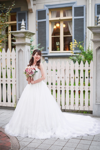 ラメ入りチュールドレス