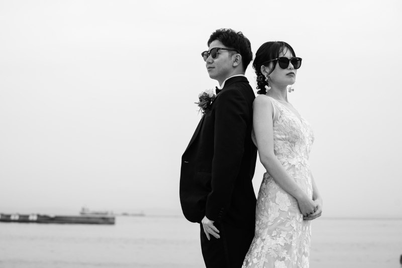 かっこよくサングラスショットも！！