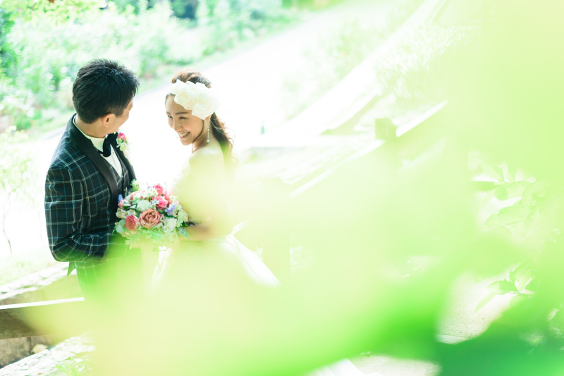 緑のマイナスイオンに包まれて。