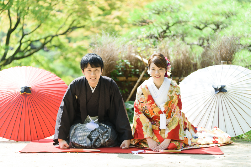 お座りショット!