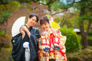 和洋２点プラン♡新入荷の打掛を着ました♡