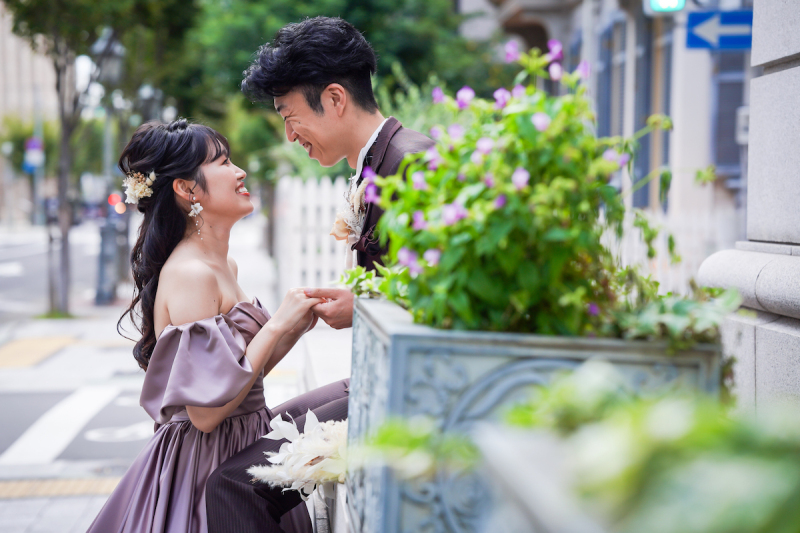 見つめ合って溢れる幸せな雰囲気♡♡