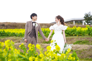 【洋装1点】菜の花畑に囲まれて癒される一日♡