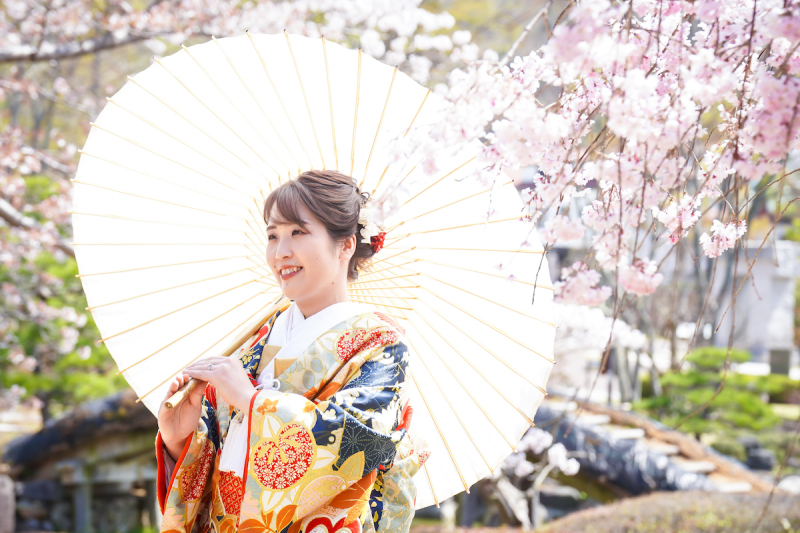 桜も新婦様も綺麗すぎます…♡
