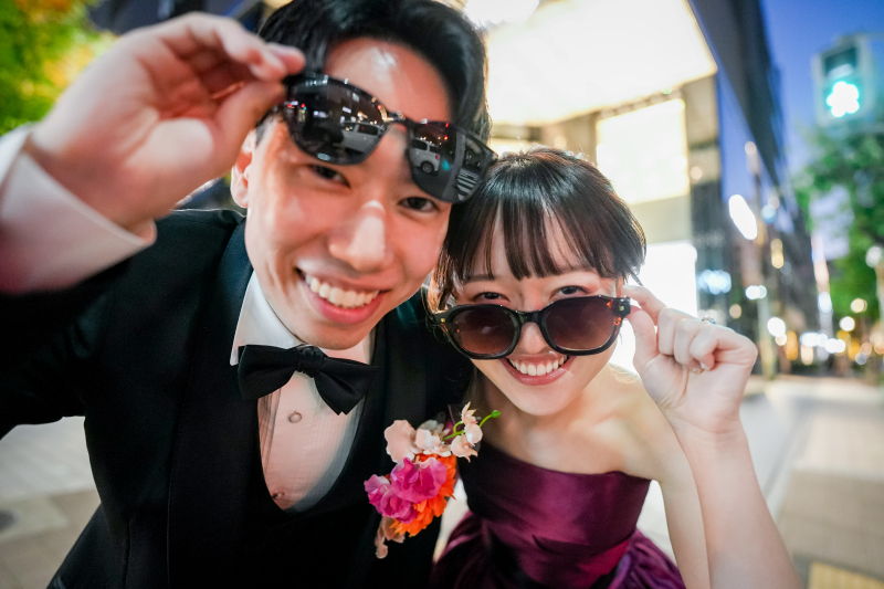 【和装1点・洋装1点ナイト付き】幸せオーラ全開！可愛らしいお二人の撮影をご紹介♡