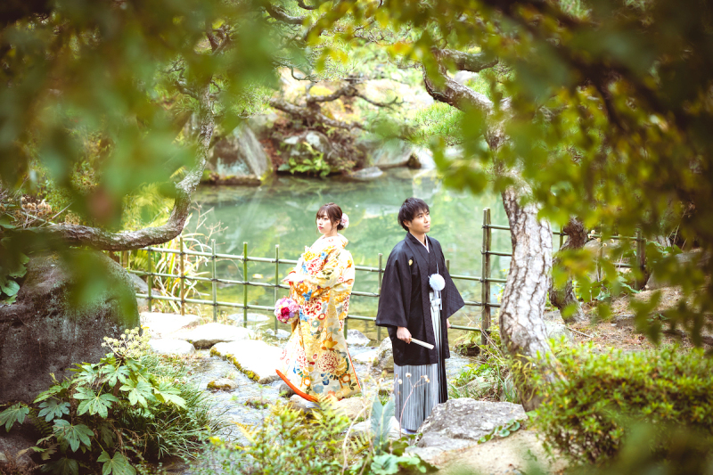 日本庭園の自然と…♡