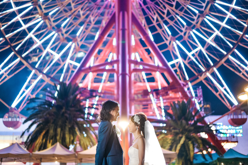 幻想的なナイトフォトの写真…