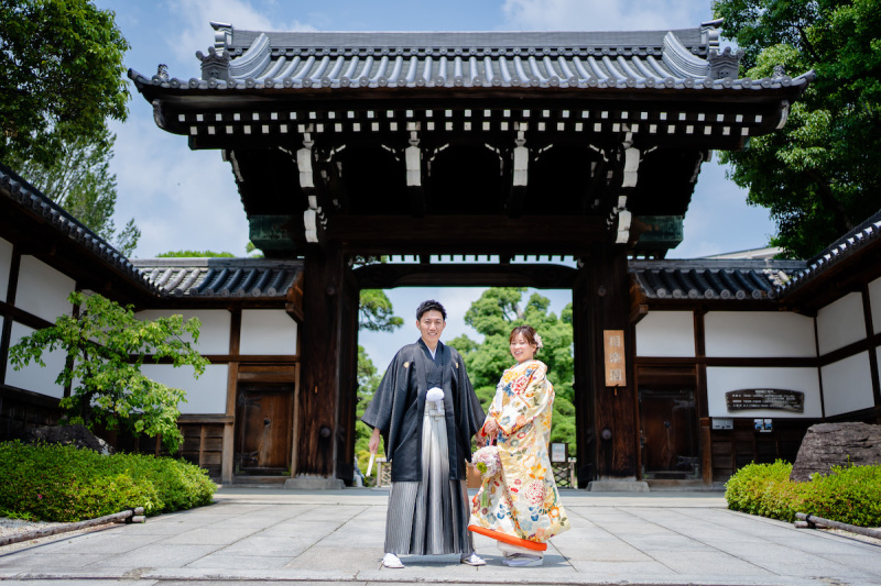まずは和装撮影!相楽園にやってまいりました!♡
