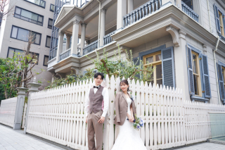 【洋装1点】神戸のオシャレスポットで撮影！素敵なおふたり♡