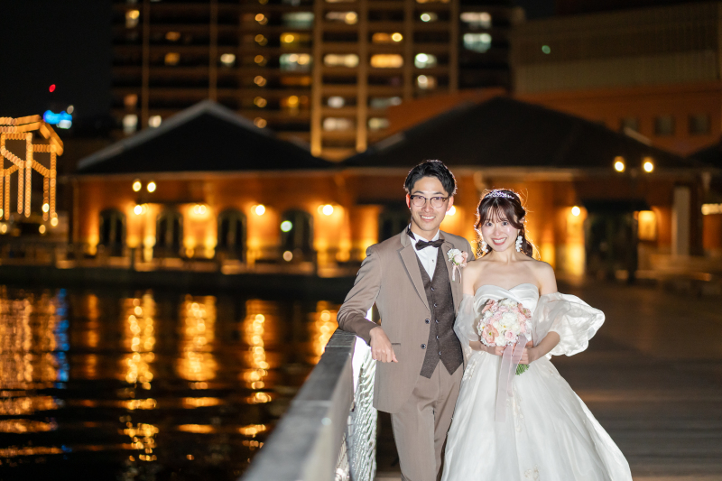 ロマンチックな夜景と共に♡