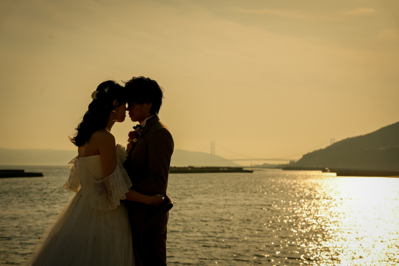 シルエットでロマンチックに♡