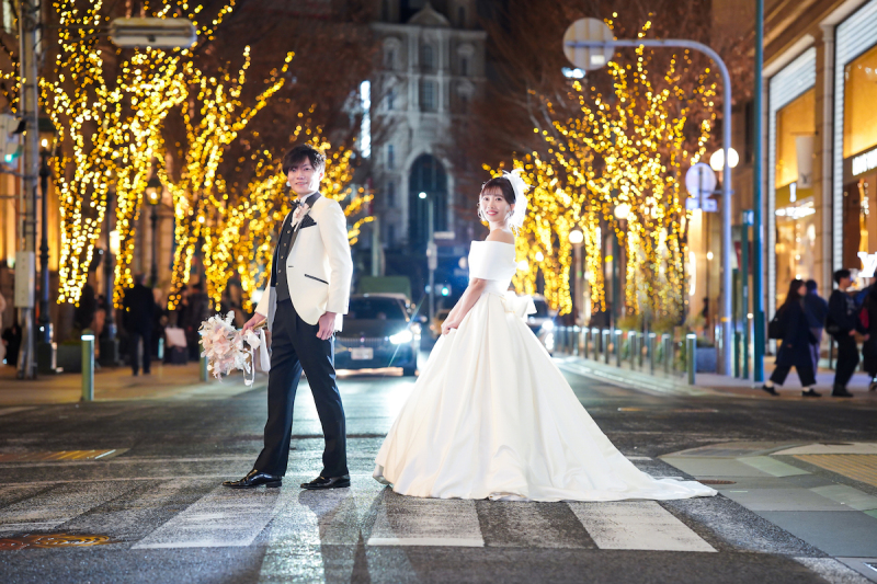 横断歩道でのお洒落ショット♡