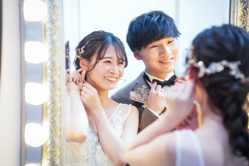 続いて、洋装の撮影へ…