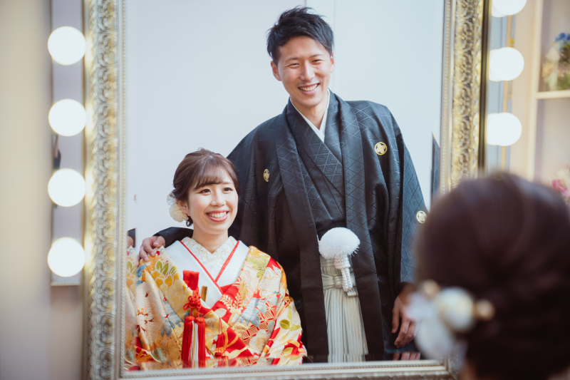 まずは、和装にお支度完了!