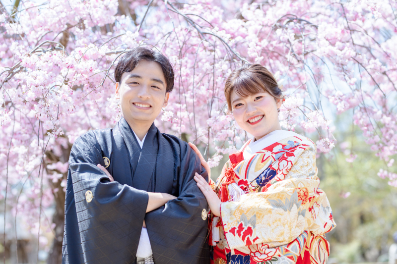 二人で寄り添いあい素敵なショット♡