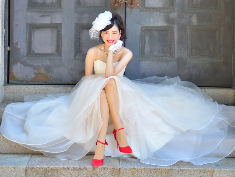 新婦様のソロショット