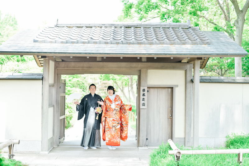 日本庭園に到着っ！