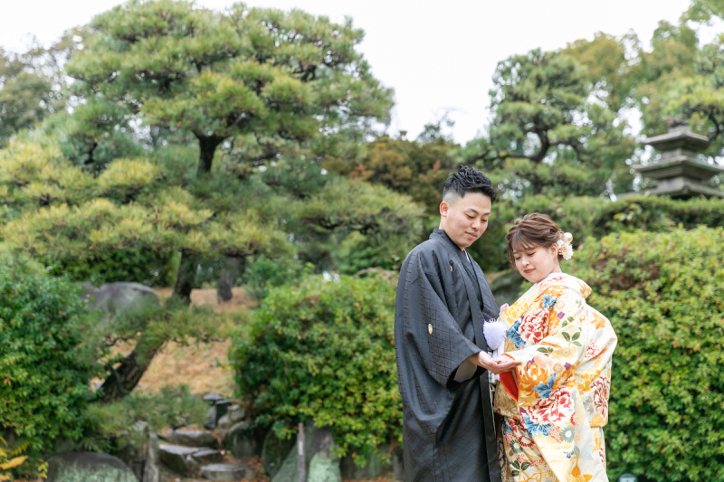 手を取り合った姿もすごく素敵♡