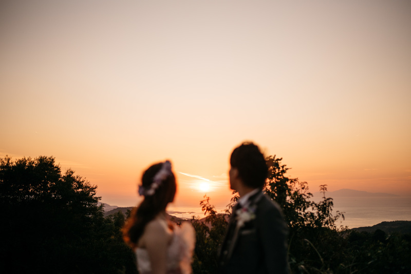 黄昏るお二人…