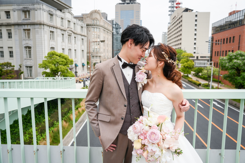 歩道橋の上から♡