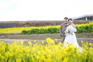 【和装１点・洋装1点】菜の花畑に囲まれて癒される一日♡