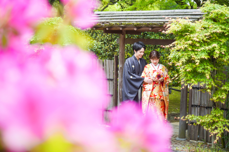 お花から覗けば、、、♡♡