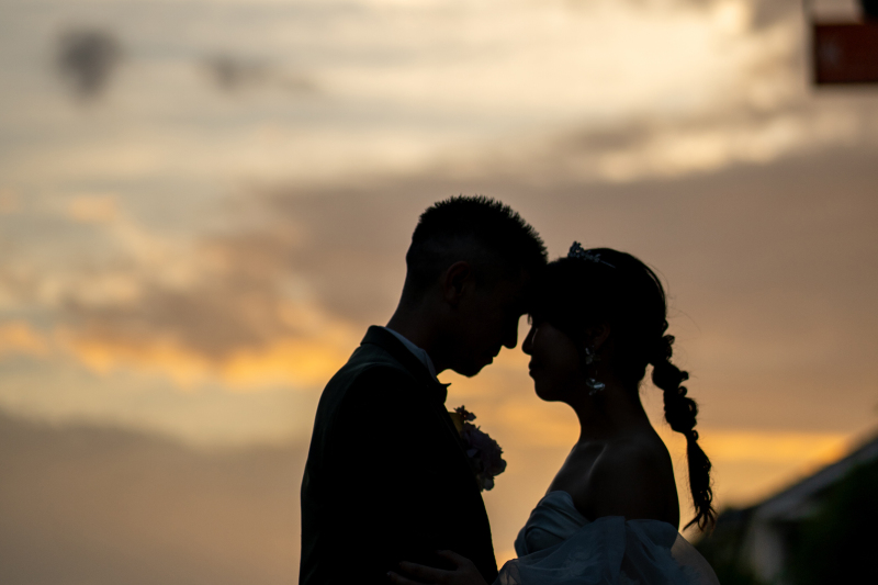 綺麗な夕やけと...♡