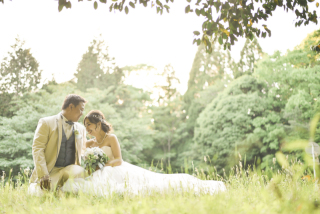 森林植物園でフォトウェディング♡