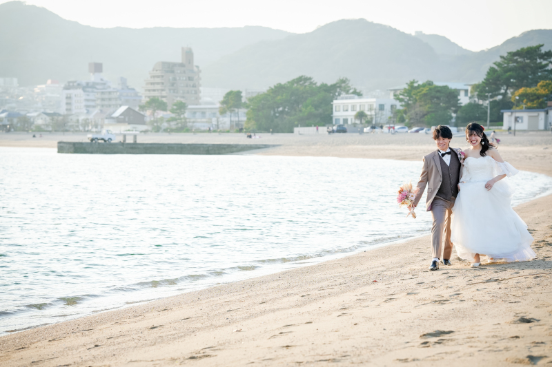 和装1点・洋装1点ナイト付き】幸せオーラ全開！可愛らしいお二人の撮影をご紹介♡