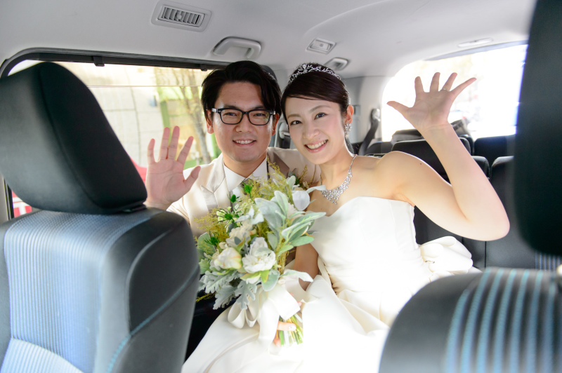 後半の洋装撮影に向けて出発っ！！！