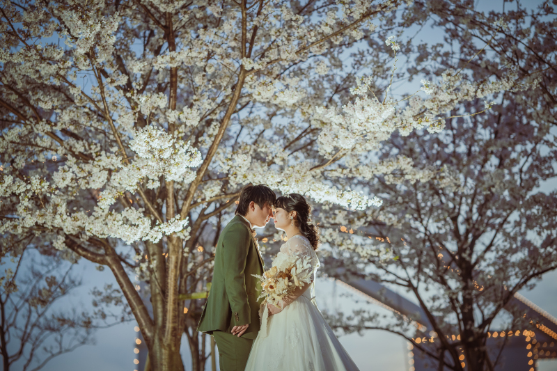 偶然咲いていた桜でここでも…♡