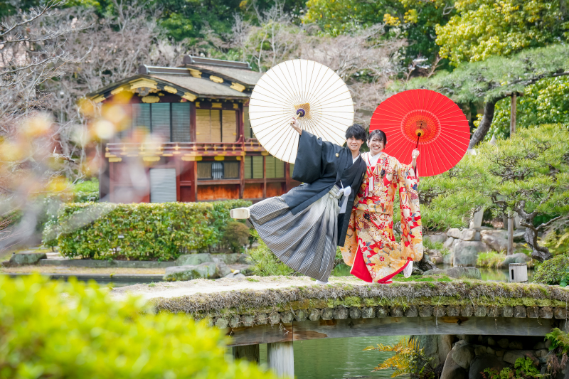 番傘を持って！◎笑顔がステキ♡