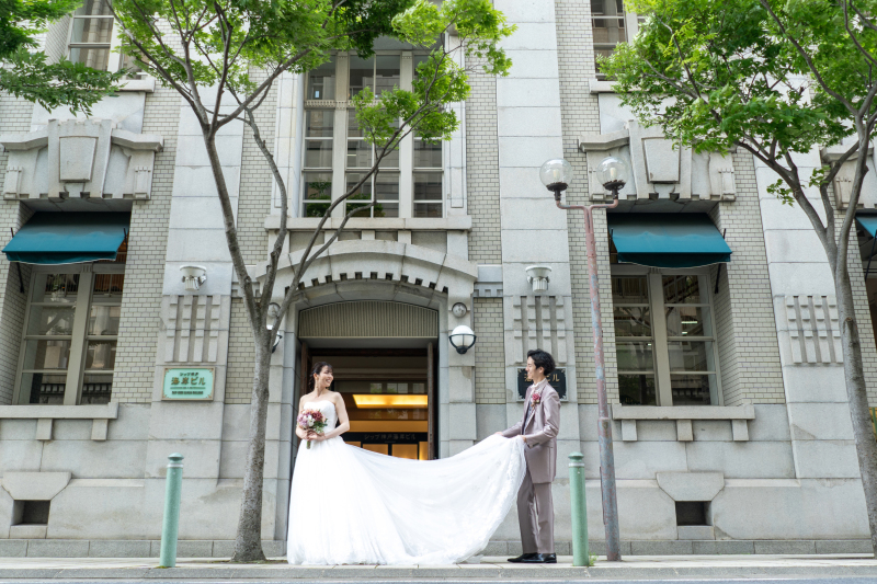 続いて、洋装の撮影へ…