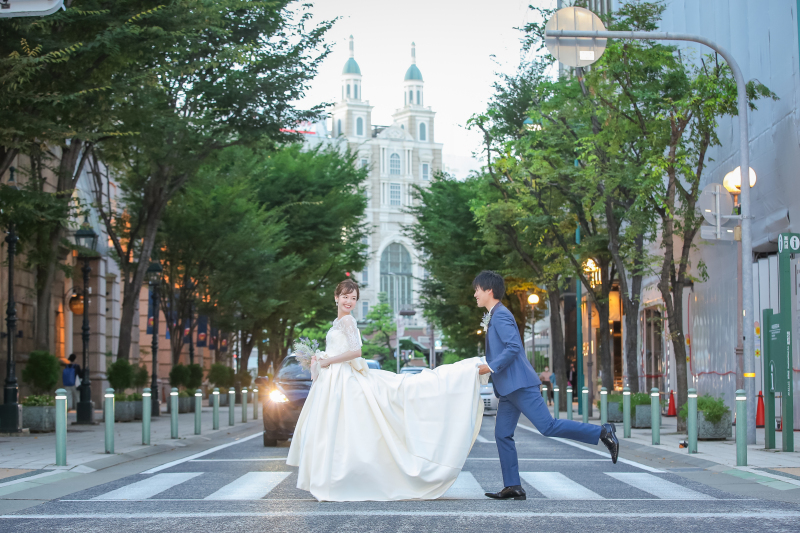 横断歩道での一枚♪