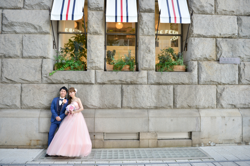 ドレスとタキシードで♡