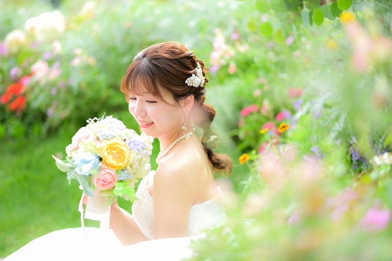 花の妖精のような新婦様♡
