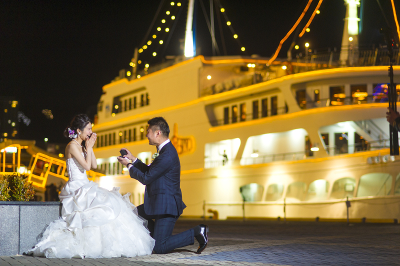 プロポーズの再現シーン！？