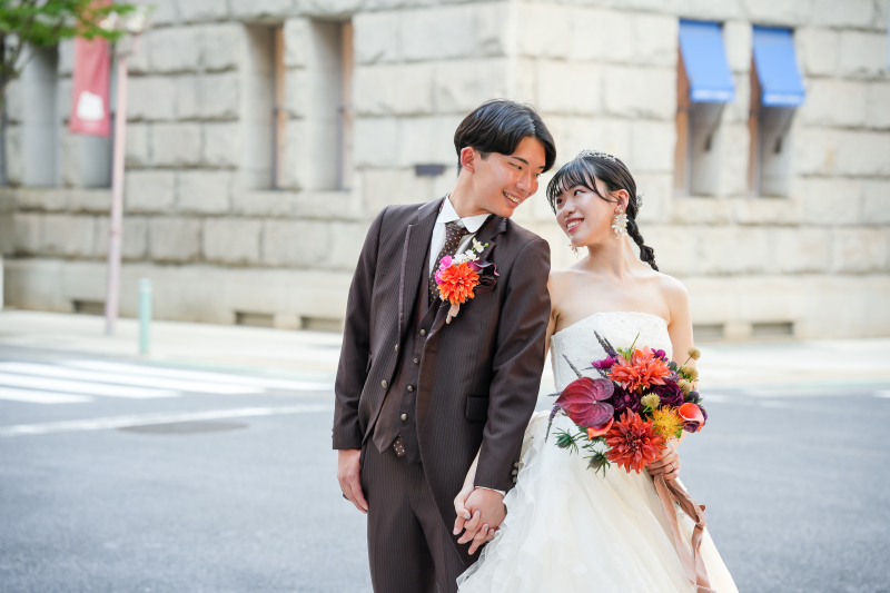 【和装1点・洋装1点】ロケ2ヶ所!仲良しなお二人の幸せフォト!♡